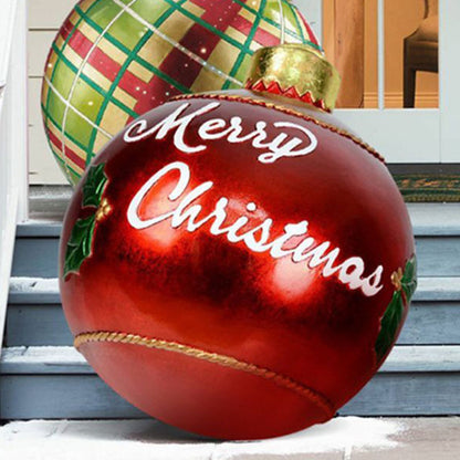 🎅 Giant Inflatable Christmas Ornament Ball – Big, Bright & Full of Holiday Cheer