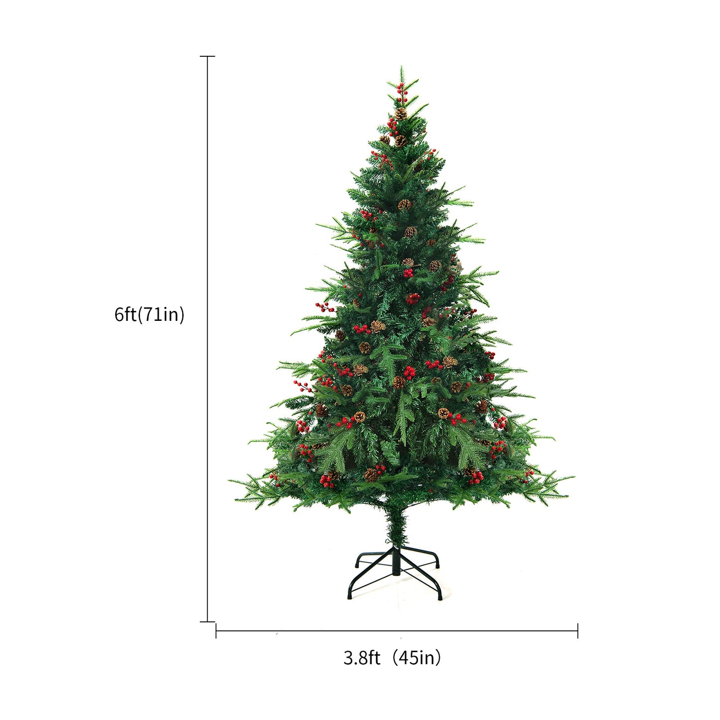 Artificial Snow Christmas Tree – Festive Holiday Decoration