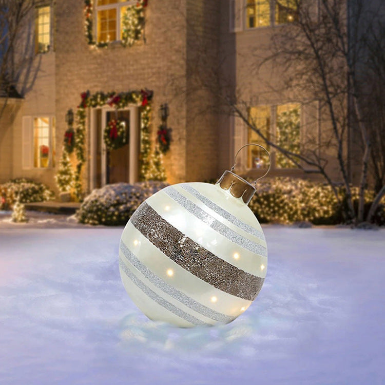 🎅 Giant Inflatable Christmas Ornament Ball – Big, Bright & Full of Holiday Cheer