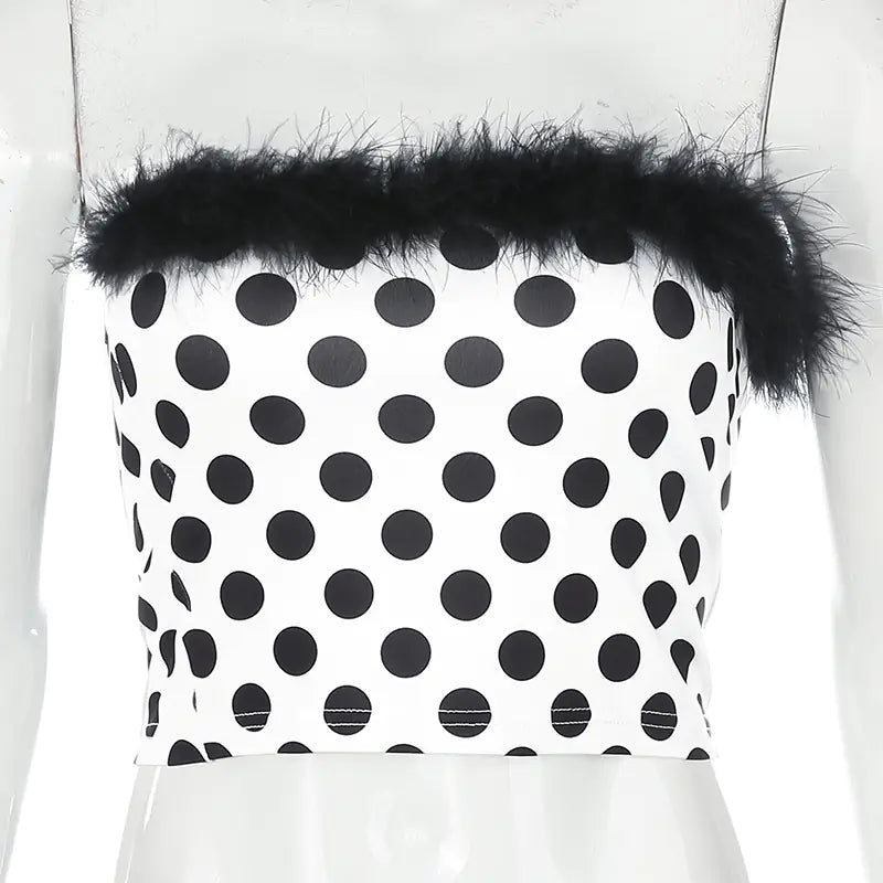 🌸 Polka Dot Wrap Top & Women’s Tank Top – Elegant, Playful & Effortlessly Chic