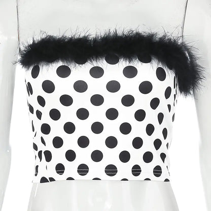 🌸 Polka Dot Wrap Top & Women’s Tank Top – Elegant, Playful & Effortlessly Chic