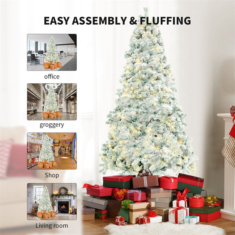 Artificial Snow Christmas Tree – Festive Holiday Decoration