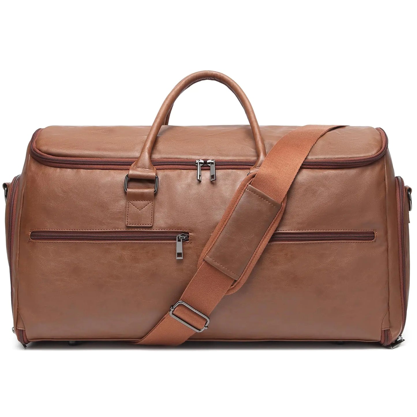👜 Brown Travel Duffel Bag – Oversized Weekender & Carry-On