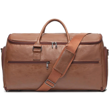 👜 Brown Travel Duffel Bag – Oversized Weekender & Carry-On