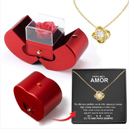 🌹Eternal Rose Jewelry Box – Apple-Shaped Gift for Special Occasions