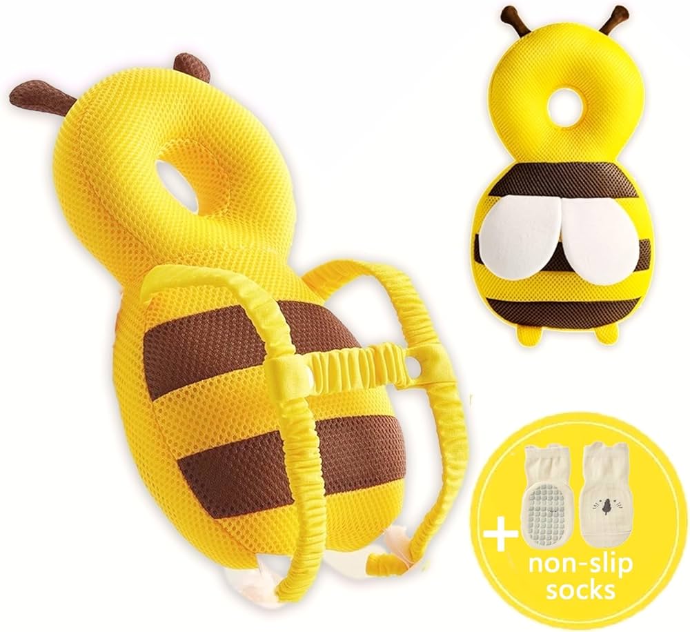 🧸 Baby Head Protector Backpack – Soft, Safe & Adorably Designed