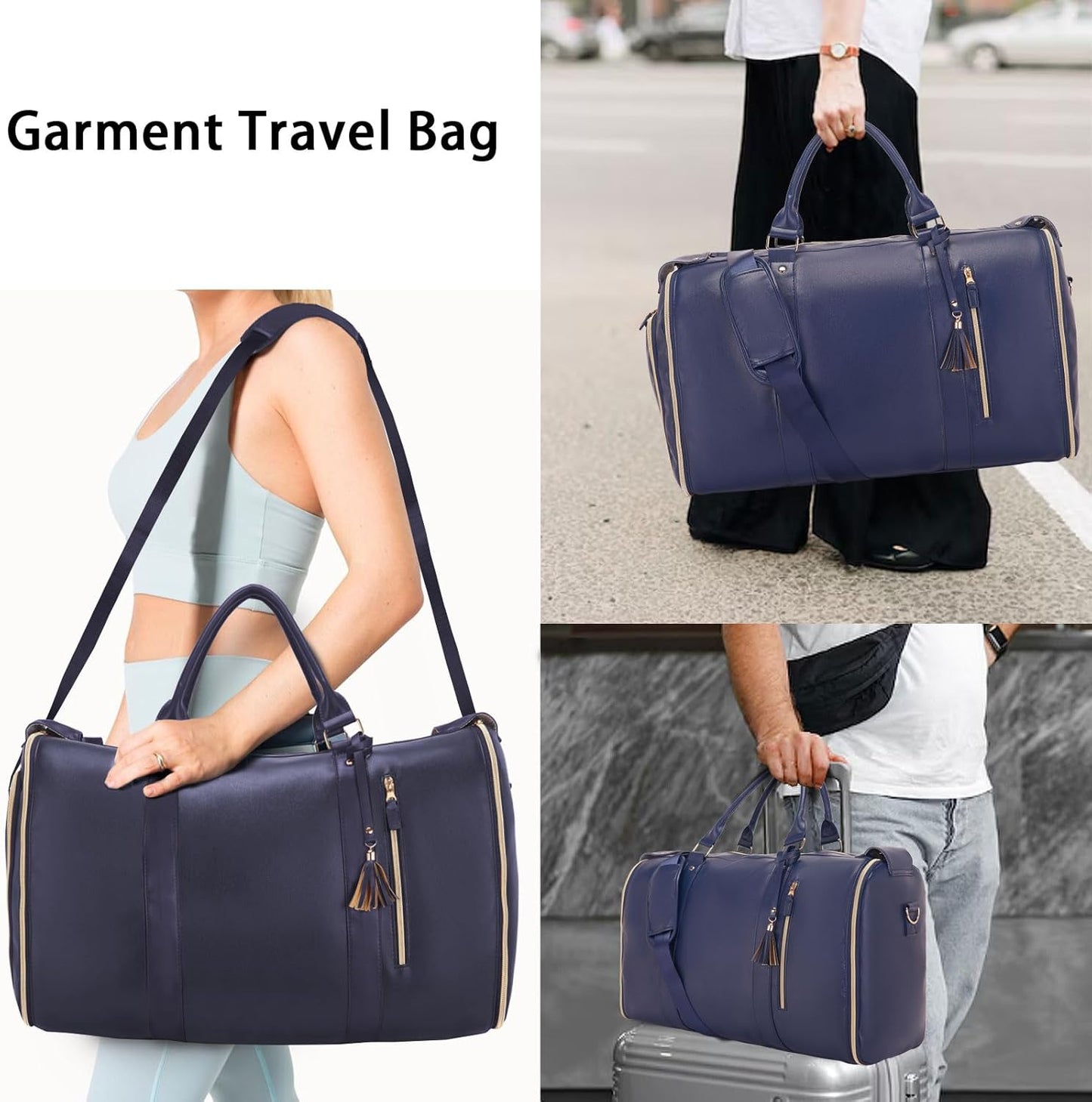 🧳 Large Capacity Travel Duffle Bag – Waterproof & Foldable Suit Tote