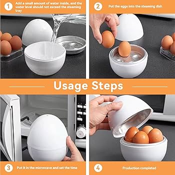 🍳 Microwave Egg Cooker – Perfect Eggs in Minutes