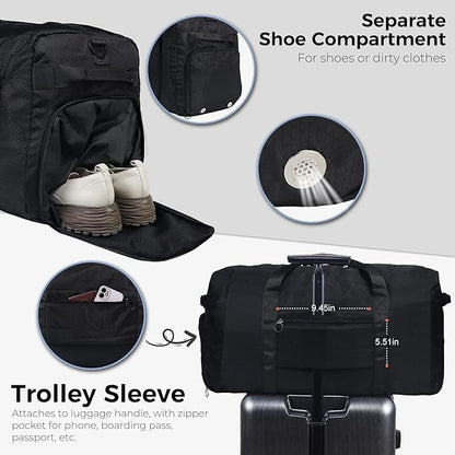 🧳 Large Capacity Travel Duffle Bag – Waterproof & Foldable Suit Tote