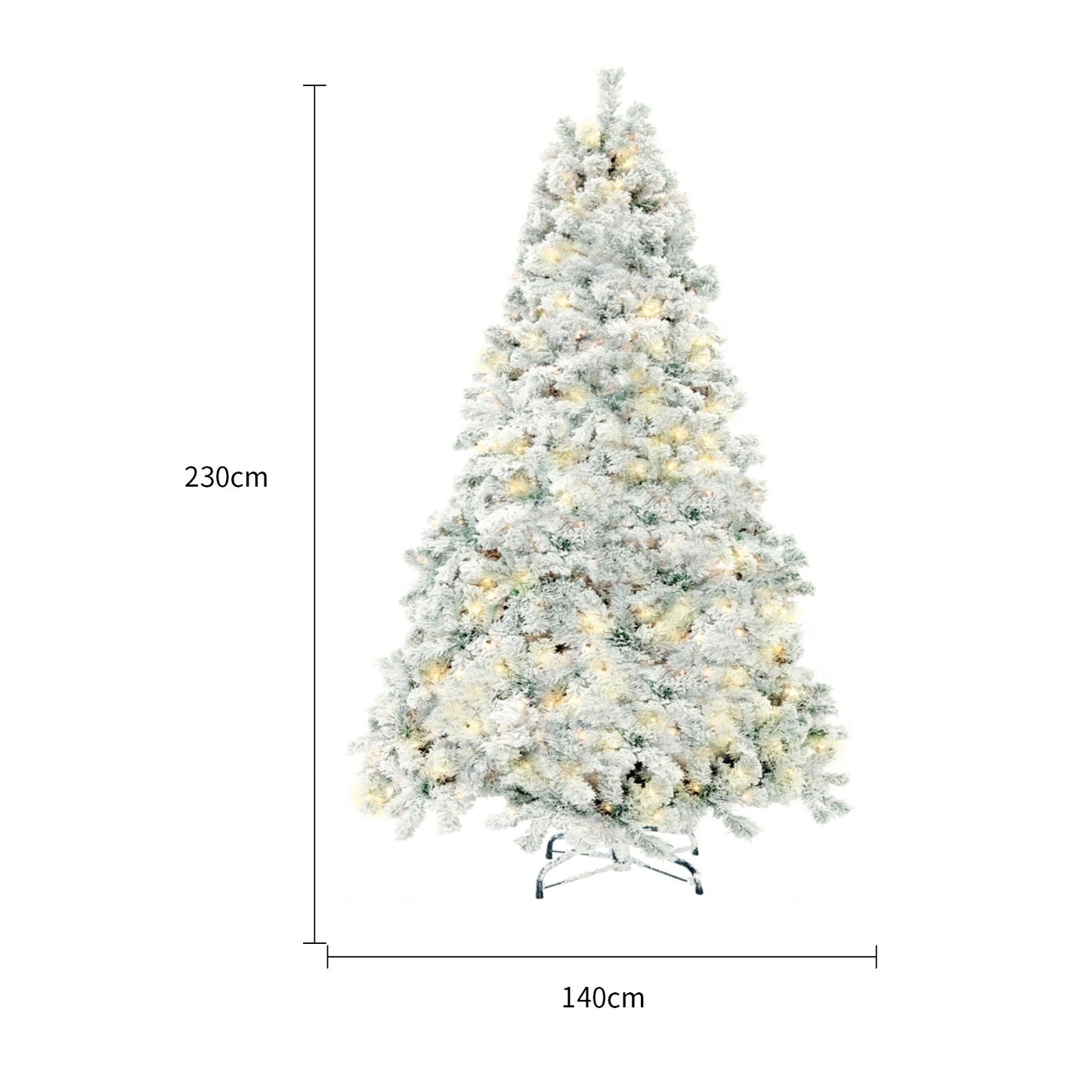 Artificial Snow Christmas Tree – Festive Holiday Decoration