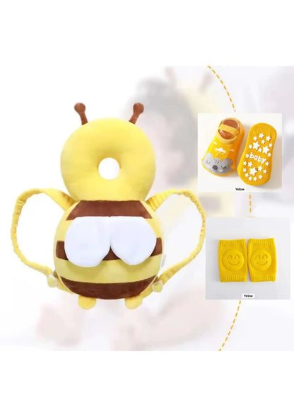 🧸 Baby Head Protector Backpack – Soft, Safe & Adorably Designed