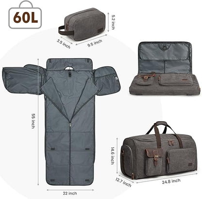 🧳 3-in-1 Travel Garment & Duffel Bag Set – Stylish, Spacious & Convertible