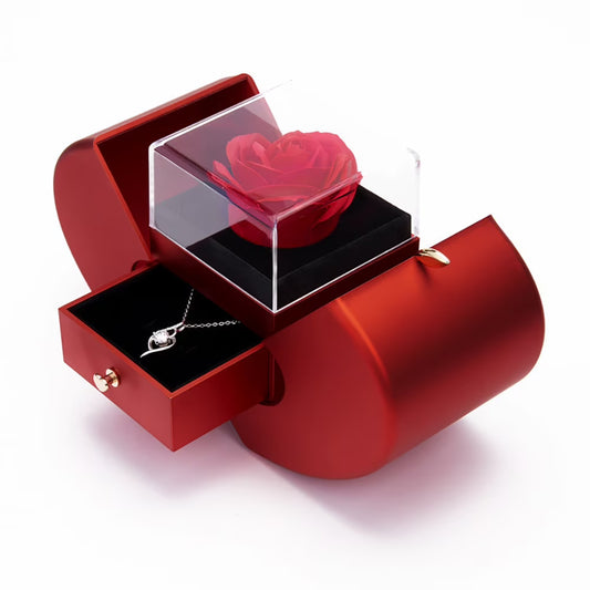 🌹Eternal Rose Jewelry Box – Apple-Shaped Gift for Special Occasions