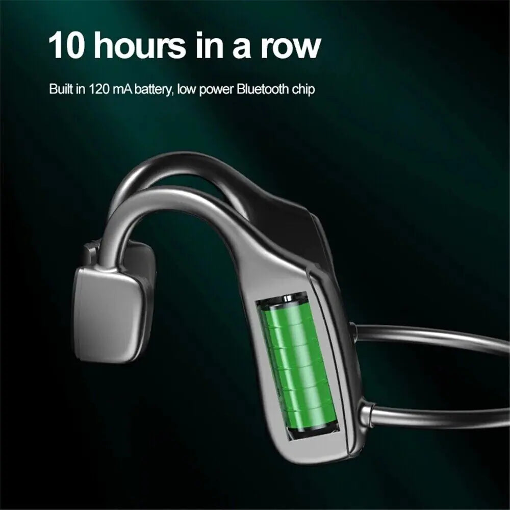 🎧Bone Conduction Bluetooth 5.1 Headphones – Wireless Open-Ear Sport Headset