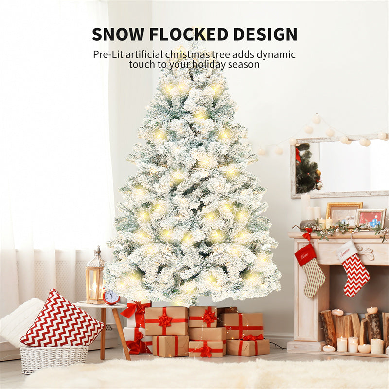 Artificial Snow Christmas Tree – Festive Holiday Decoration