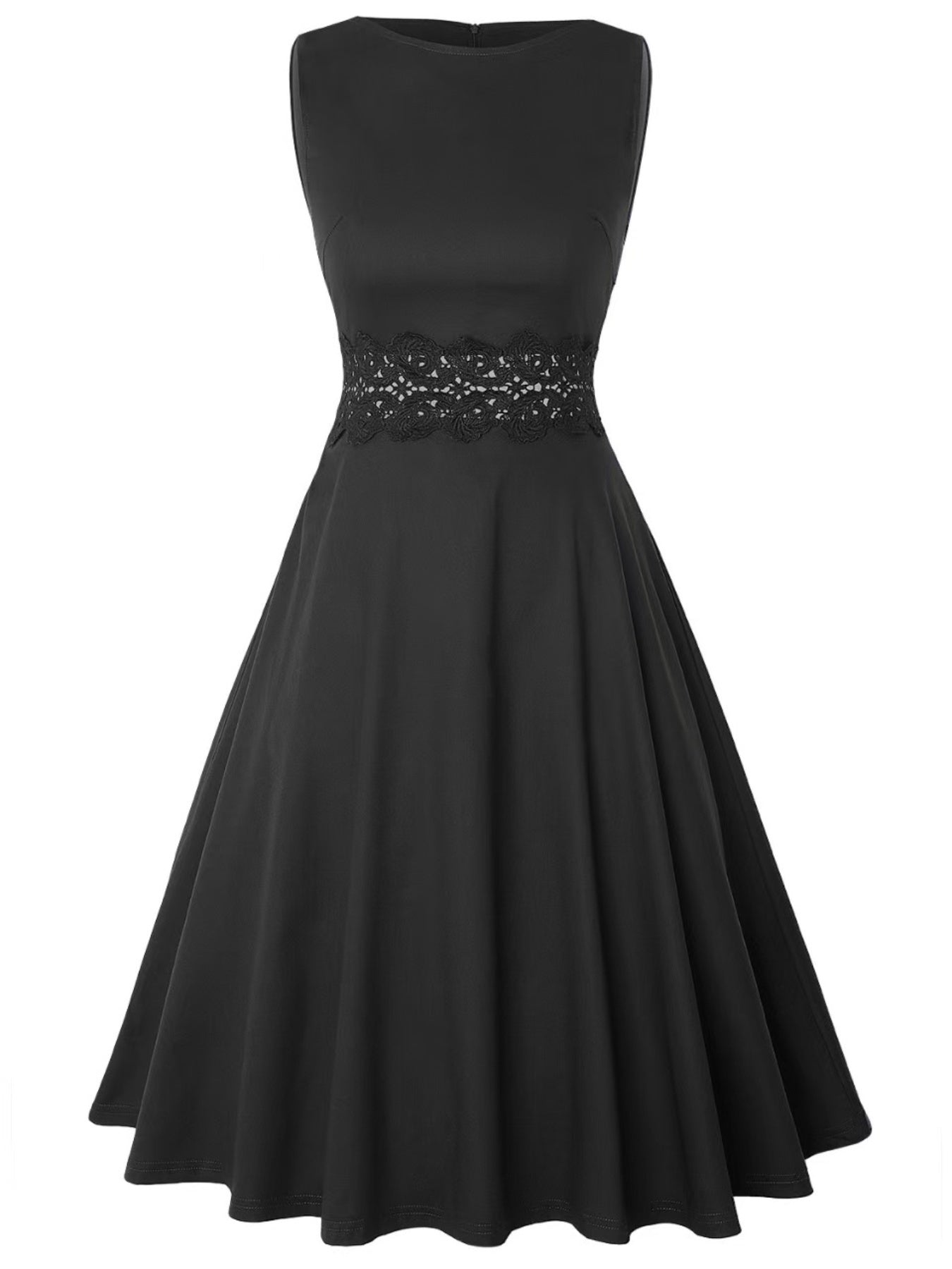 🌸 2025 Retro Floral Lace A-Line Dress – Elegant, Effortless, and Timeless