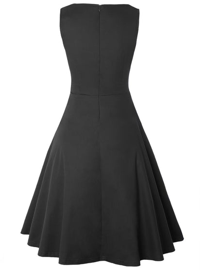 🌸 2025 Retro Floral Lace A-Line Dress – Elegant, Effortless, and Timeless